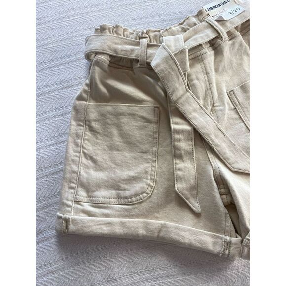 AMERICAN RAG JUNIORS 3/26 PAPER BAG WAIST SHORTS - Picture 3 of 11